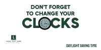 Daylight Saving Time Reminder Twitter post Image Preview