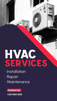 Fine HVAC Services Instagram Story Design