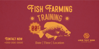 Fish Farming Training Twitter Post Design