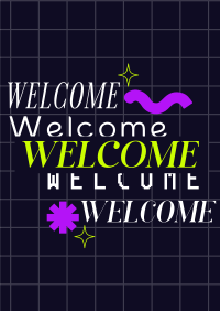 Futuristic Generic Welcome Poster Image Preview