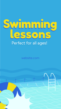 Swimming Lessons YouTube short Image Preview