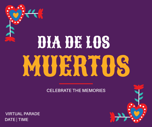 Dia De Los Muertos Facebook Post Design Image Preview