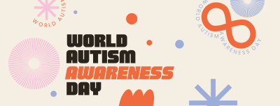 Abstract Autism Awareness Facebook cover Image Preview