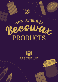 Beeswax Products Poster Design