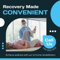 Convenient Recovery Instagram Post Design