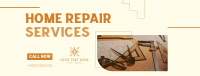 Simple Home Repair Service Facebook Cover Design