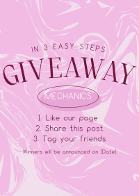 Easy Giveaway Mechanics Poster Image Preview