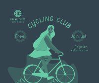 Bike Club Illustration Facebook post Image Preview