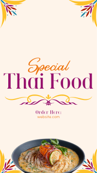 Special Thai Food Instagram Story Design
