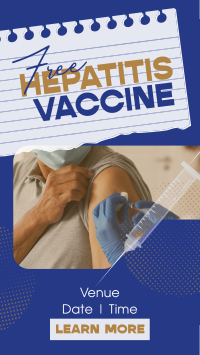 Contemporary Hepatitis Vaccine Facebook story Image Preview