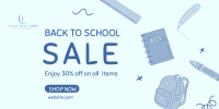 Back to School Sale Twitter post Image Preview