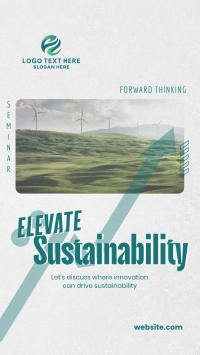 Elevating Sustainability Seminar Facebook story Image Preview