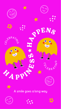 Happiness Is Contagious Facebook Story Design