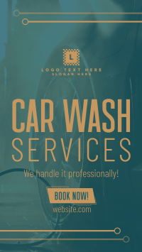 Car Wash Services Instagram Story Design