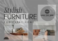 Stylish Furniture Postcard Image Preview