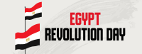 Egyptian Flag Facebook Cover Design