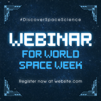 Space Week Webinars Instagram Post Preview