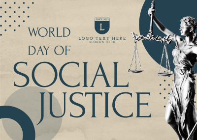 World Day Of Social Justice Postcard Image Preview