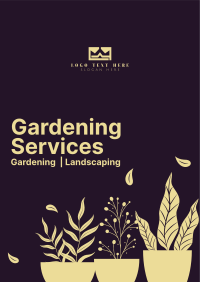 Professional Gardening Services Flyer Design