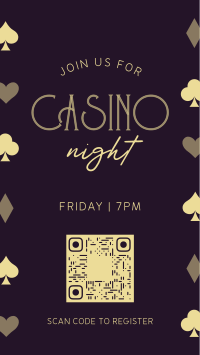 Casino Night Elegant TikTok Video Design