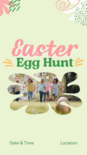 Fun Easter Egg Hunt Facebook story Image Preview