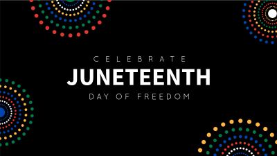 Colorful Juneteenth Facebook event cover Image Preview