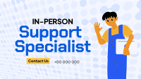 Tech Support Specialist Facebook event cover Image Preview