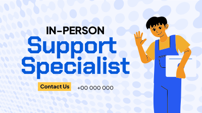 Tech Support Specialist Facebook event cover Image Preview