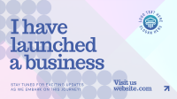 Geometric Gradient Business Opening Facebook event cover Image Preview