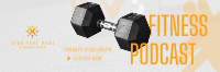 Modern Fitness Podcast Twitter Header Image Preview