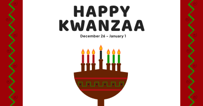 Happy Kwanzaa Facebook ad Image Preview