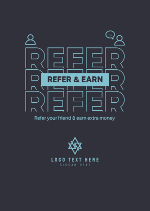 Refer A Friend & Earn Poster Image Preview
