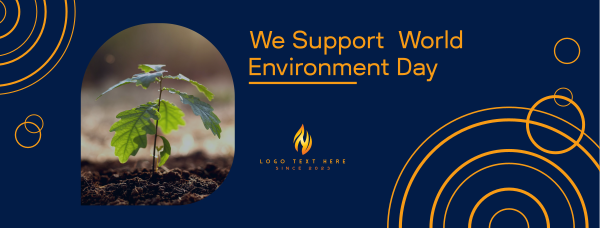 We Support World Environment Day Facebook Cover Design Image Preview