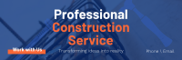 Construction Specialist Twitter header (cover) Image Preview