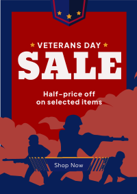 Remembering Veterans Sale Poster Image Preview