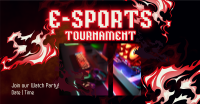 Gaming Tournament Stream Facebook ad Image Preview