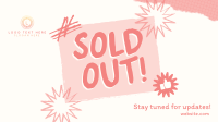 Minimalist Sold Out Announcement Animation Preview