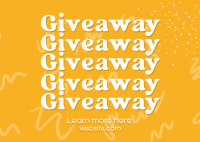 Doodly Giveaway Promo Postcard Image Preview