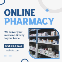 Pharmacy Delivery Instagram post Image Preview