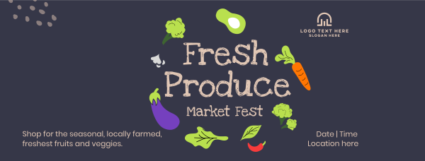 Fresh Market Fest Facebook Cover Design Image Preview