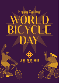 World Bike Day Flyer Design