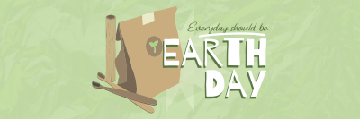 Everyday Earth Day Twitter header (cover) Image Preview