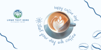 Morning Latte  Twitter Post Design