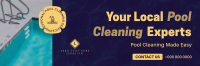 Local Pool Cleaners Twitter Header Design