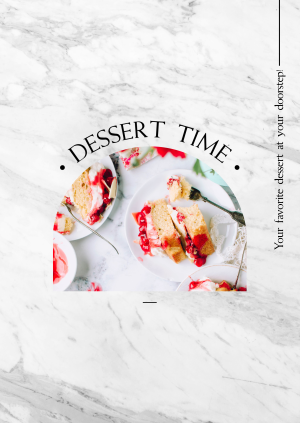 Dessert Time Delivery Poster Image Preview