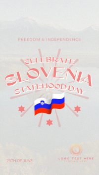 Slovenia Statehood Celebration Facebook story Image Preview