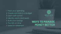 Ways to Manage Money Facebook Event Cover Image Preview