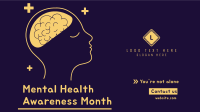 Mental Health Awareness Facebook Event Cover Design