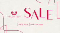 Modern Textured Sale Facebook event cover Image Preview