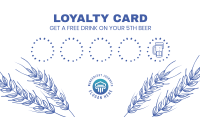 Craft Beer Loyalty Card Business Card Image Preview